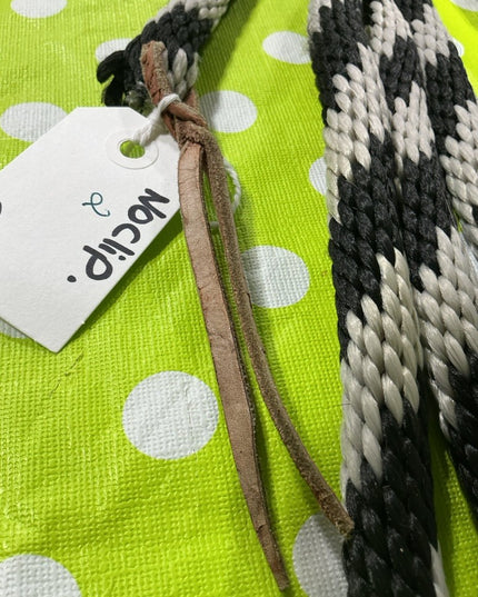 Lunge Line No Clip Black/Beige 20 ft