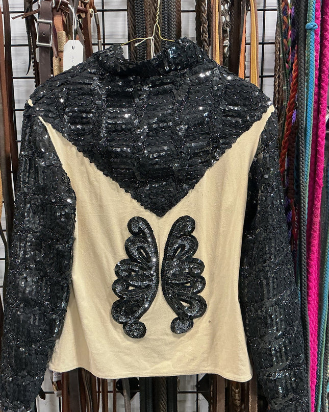 Shirt Funkey Black/Yellow Size Medium diamond Zipper