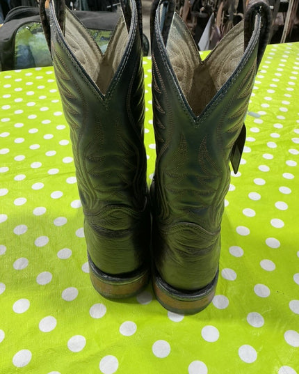 Cowboy Boots Bull Rider 8 1/2 2E Brown Leather Like New