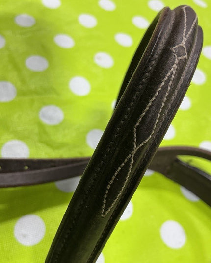 Headdstall English Leather Brown