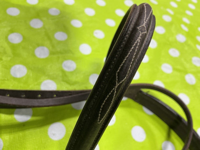 Headdstall English Leather Brown
