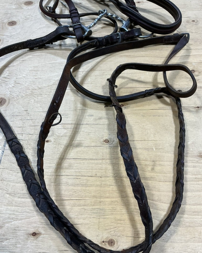 English Bridle Twisted Snaffle Bit 5"