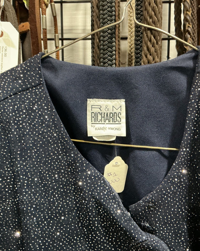 Shirt Richards Blue Sparkle Size 16