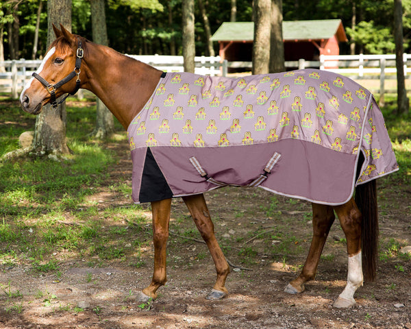 Winter Blanket – TuffRider Bonum 1200D Pony, Giraffe Print, 39"
