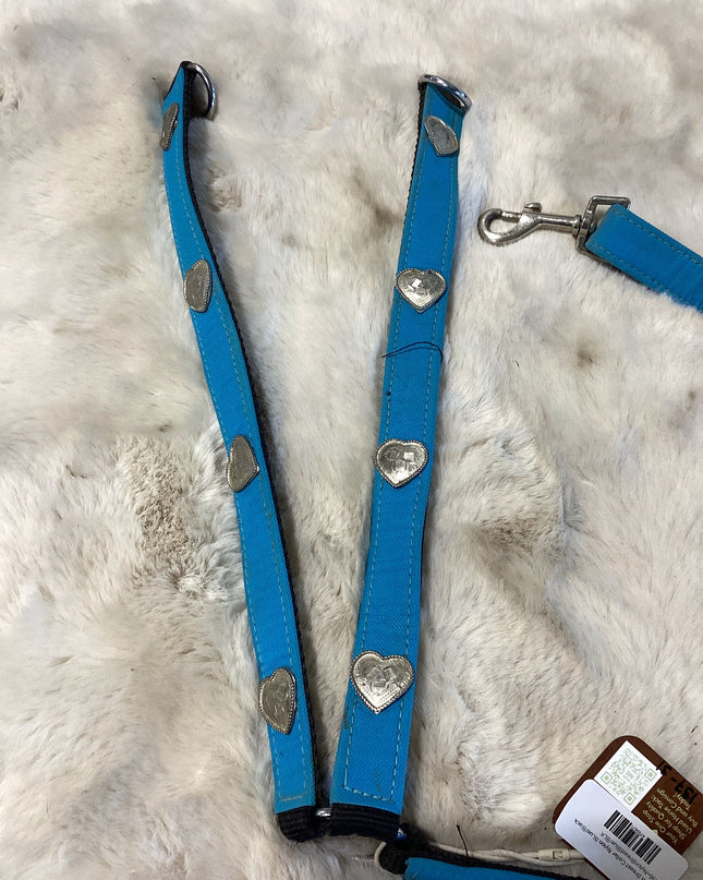 Western Breast Collar Nylon BLue/Black