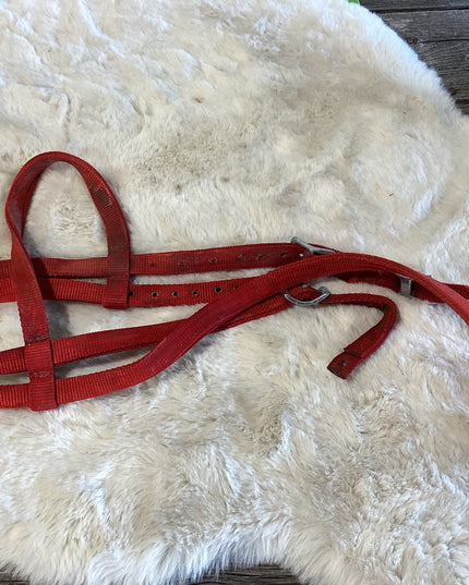 Nylon Headstall red