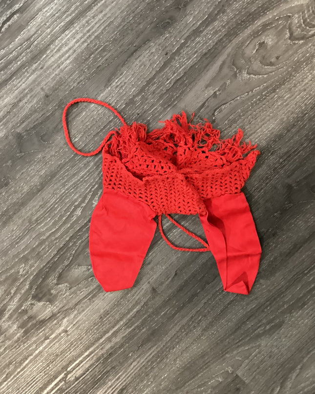 English Bonnet  Red
