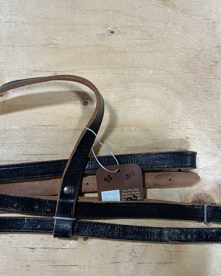 Western headstall black