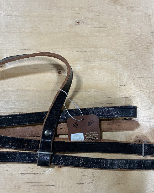Western headstall black