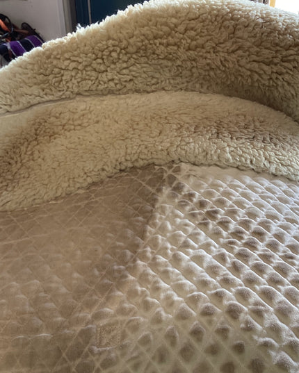English Saddle Pad White