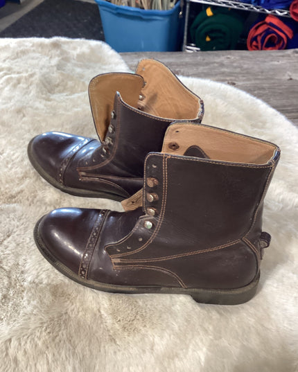 Paddock Boots Brown 7.5 NO LACES