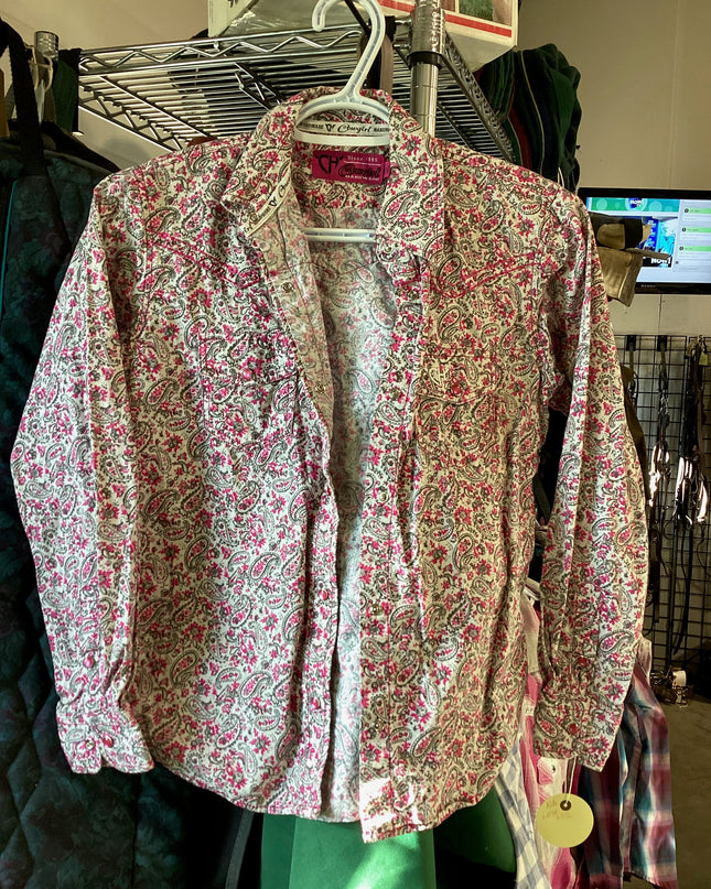 Western Shirt Cowgirl Hardware Kids L 10/12