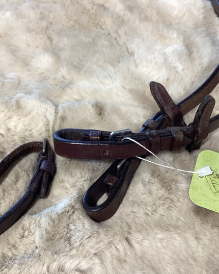 English Reins Rubber Brown