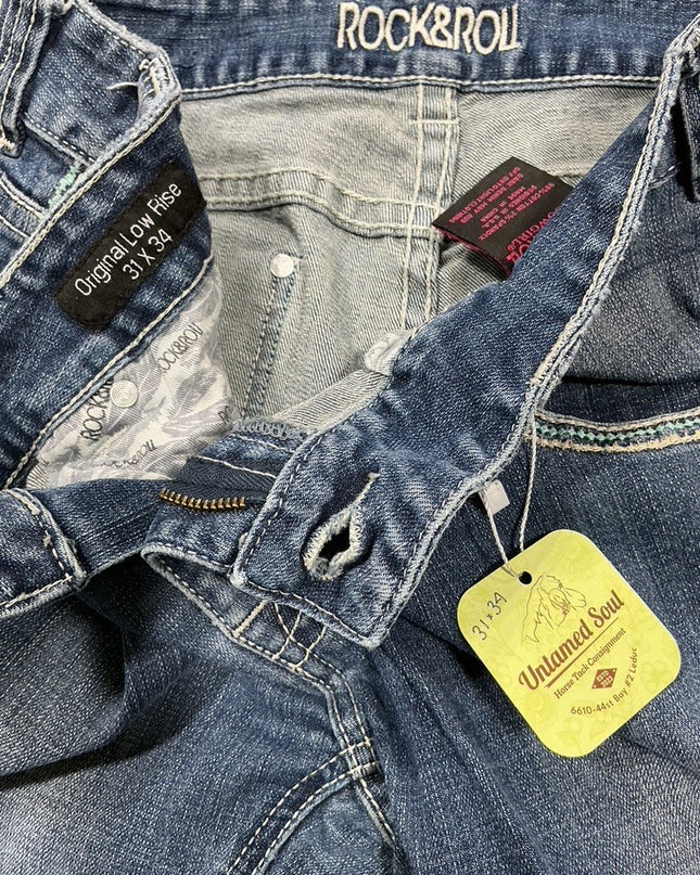 Ladies Jeans Rock & Roll Original Low Rise 31x34