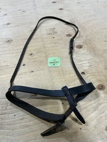 English Noseband Brown Leather