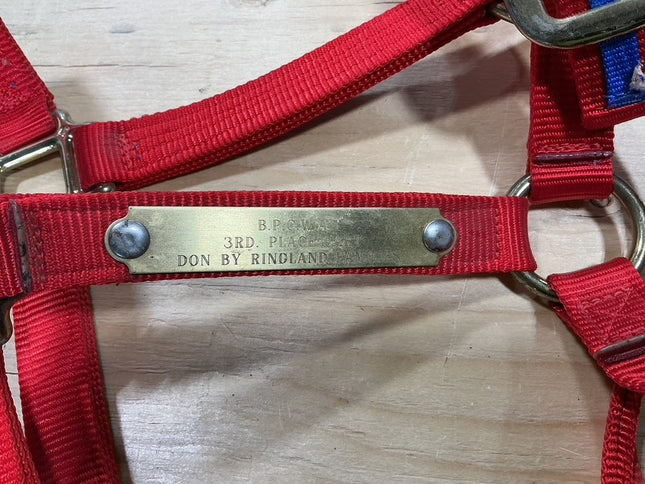Halter Red & Blue