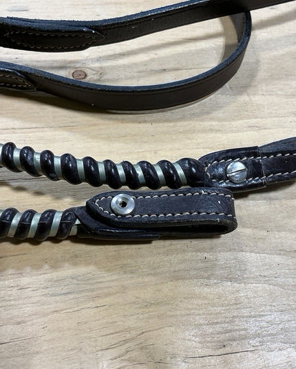 Western Reins Brown Leather