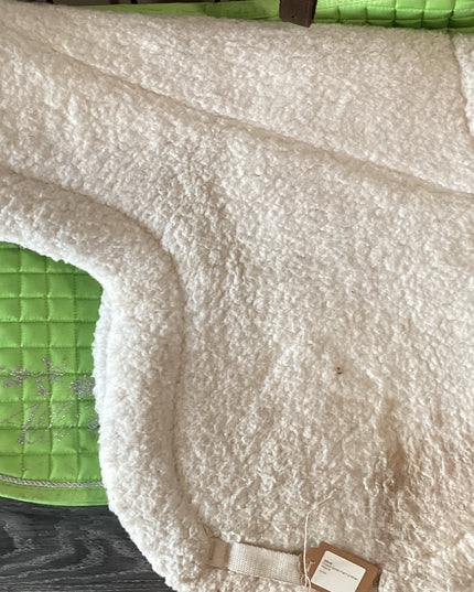 English 1/2 Pad Saddle Full White