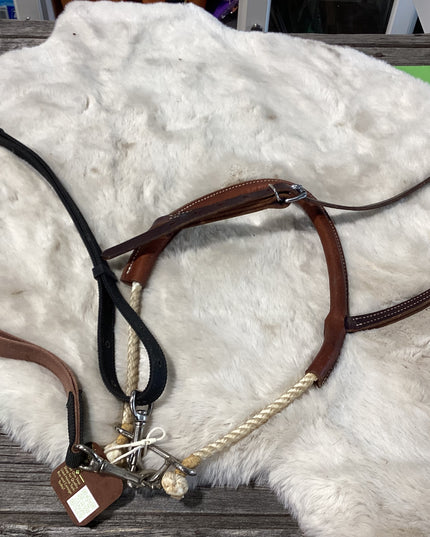 Tie Down Rope Nose with Rope Leather Hanger
