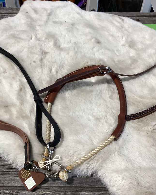 Tie Down Rope Nose with Rope Leather Hanger