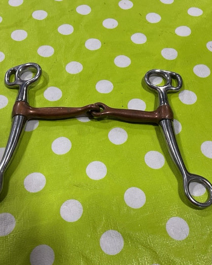 Bit Tom Thumb Snaffle Copper Mouthpiece 5 1/4"