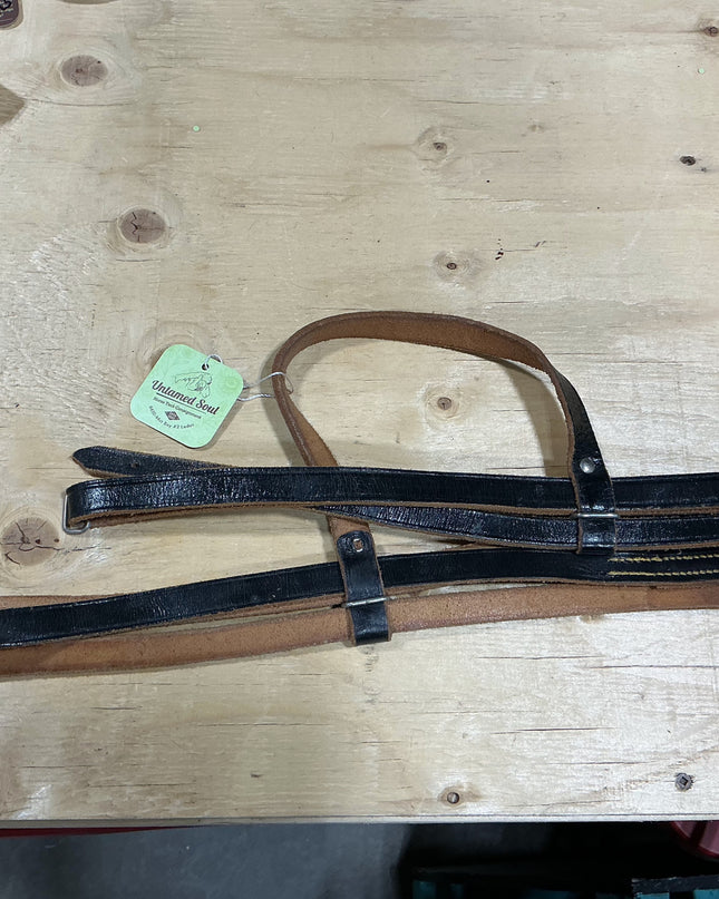 Western headstall black