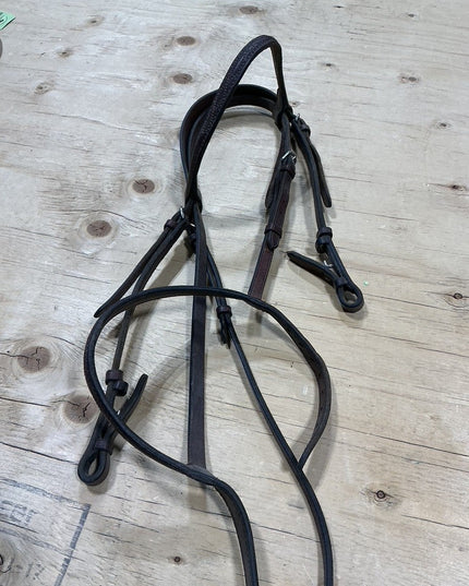 English Headstall Leather Brown