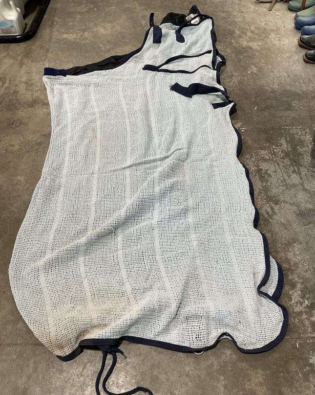 Stable Sheet Blue/white 80"