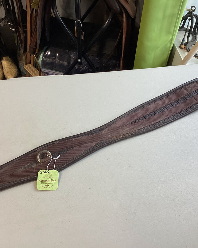 English Girth Elastic both end Brown 52"