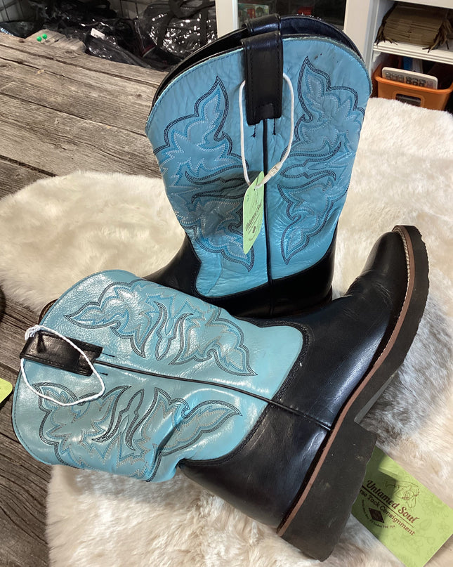 Cowboy Boots Roper 7.5 Blue
