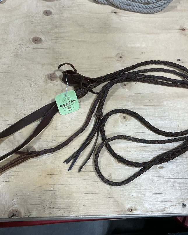 Western Reins thin rope leather
