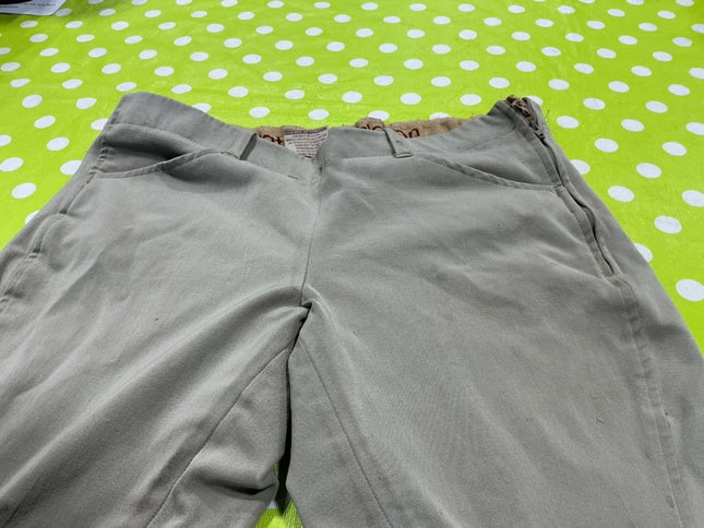 Breeches Elation Size 28 Brown Light Stains/Small seam tear