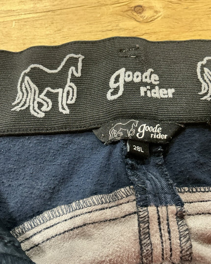 Breeches Goode Rider Size 28L Blue/Grey