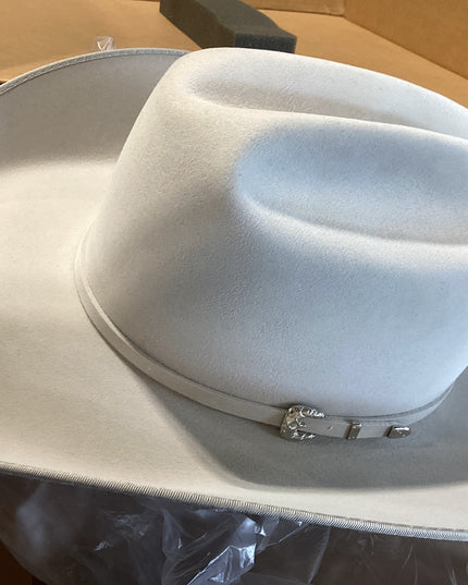 Cowboy Hat Platinum Hobby Horse 7 1/4"
