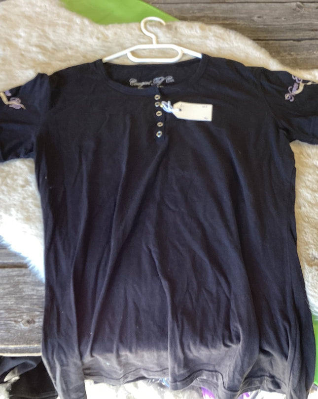 T shirt Cowgirl Tuff L Black