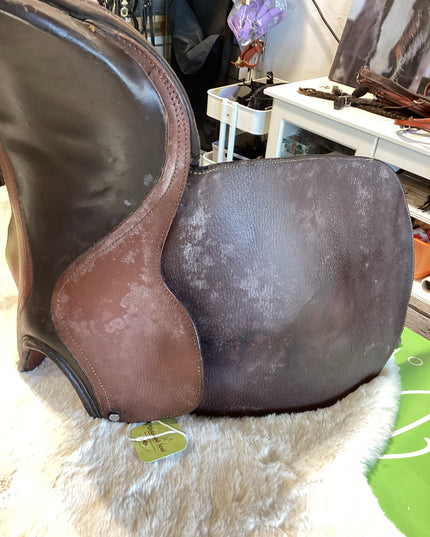English Saddle Kids Cut Back 13"