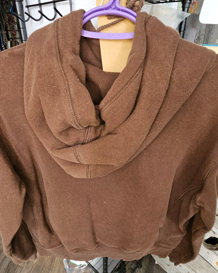 Hoodie Brown Adult Small