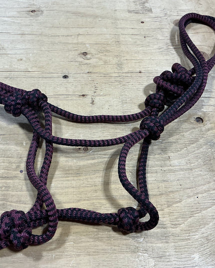 Halter Rope Burgundy/BLK