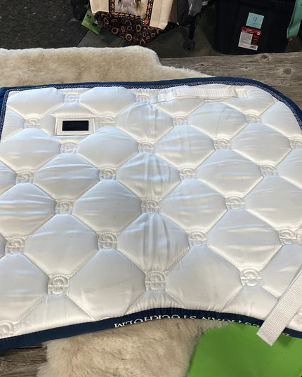 English Saddle Pad Dressage White