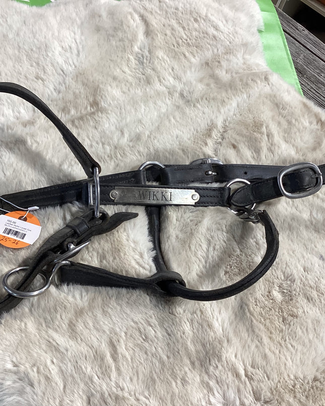 Halter Leather  Larger Size