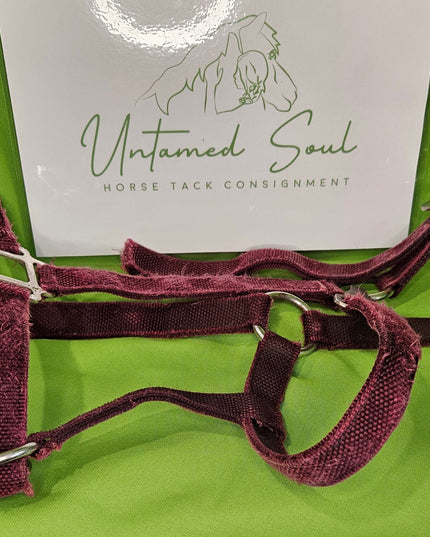 Halter Nylon Burgundy