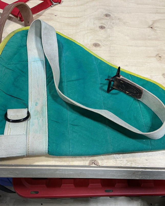 Bareback Pad green no stirrups