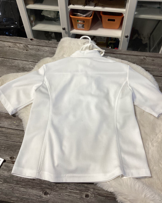 English Shirt Riding White Toprail Med