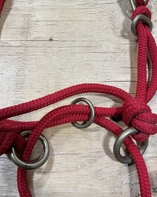 Rope Halter Red