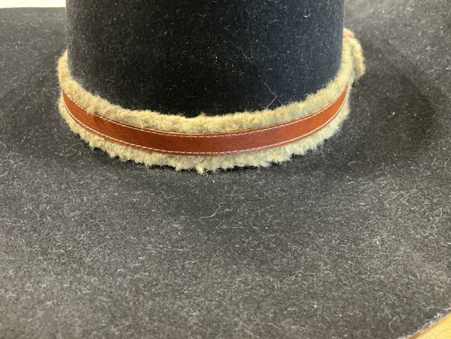 Cowboy Hat Black/Brown Hatband Lanning 7 1/2