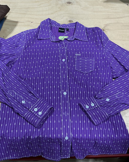 Western shirt cruel Large purple