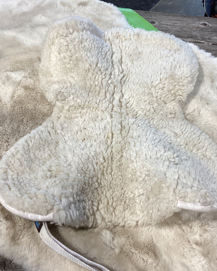 English 1/2 Pad Pad Pony White