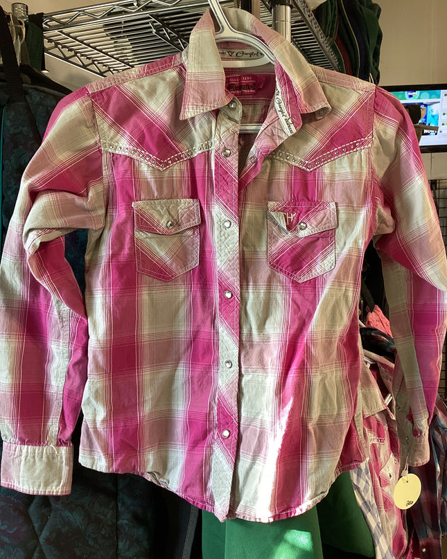 Western Shirt Cowgirl Hardware Kids L 10/12 (1)
