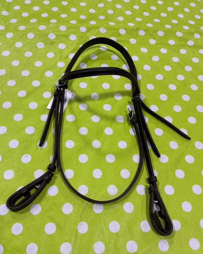 Headstall english Leather Brown