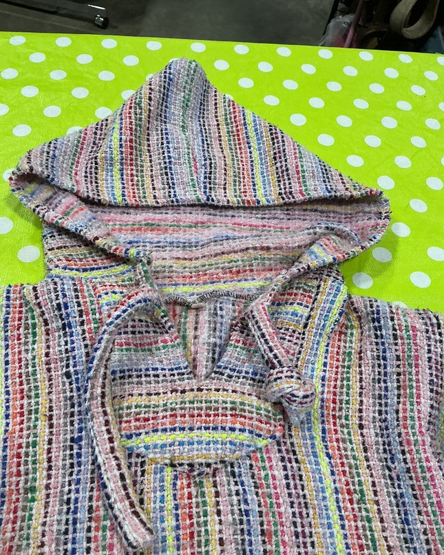 Poncho Size XL Multi Color